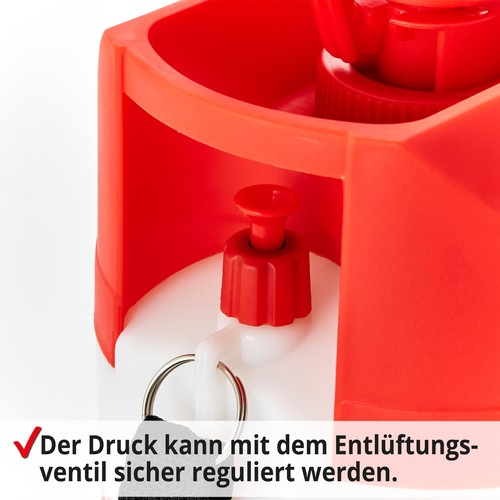 Hecht Druck Pump Pflanzen Sprüher Garten Unkraut Spritze Sprüh Gerät