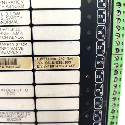 Praxis automation PCB Module 98.6.030.803 18OI / 18DO I/O Alarm