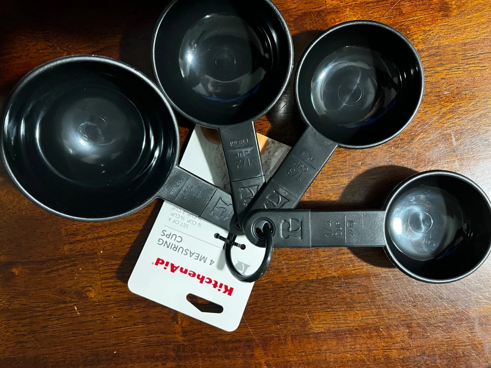 KitchenAid Measuring Cups, Set of 4, Tangerine - Image 4 of 4