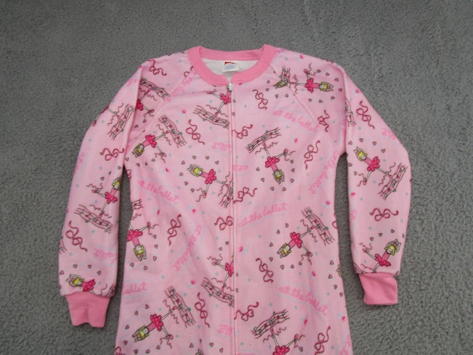 Mono de colección Dr Denton polar de una pieza para dormir niñas jóvenes talla 14 rosa Foto 3 de 4