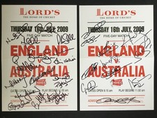 2009 LORDS ASHES SCORECARD : ENGLAND WON BY 115 RUNS **((Reproduction))**