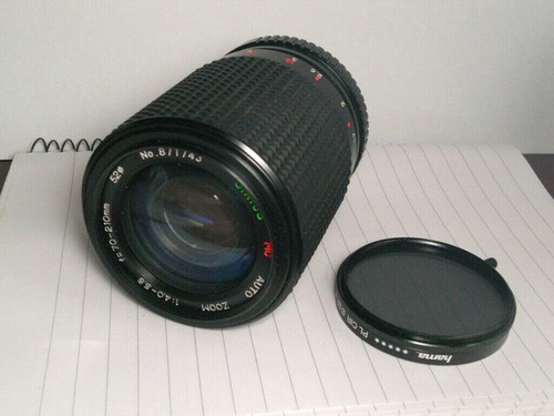 Zoom automático SIRIUS MC, lente SLR 70-210 mm, 1:40-5,6, 871743, 52 - cámara fotográfica - c2 - Imagen 6 de 12