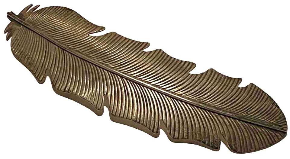 PIN BROCHE FIGURA PLUMA PLATA ESTERLINA VINTAGE NAVAJO NATIVO AMERICANO LJ Foto 3 de 4