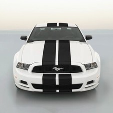 9 Black Carbon Fiber Vinyl Rally Stripes Racing Stripe For Ford Mustang Cobra 9 Black Carbon Fiber Vinyl Rally Stripes Racing Stripe For Ford Mustang Cobra
