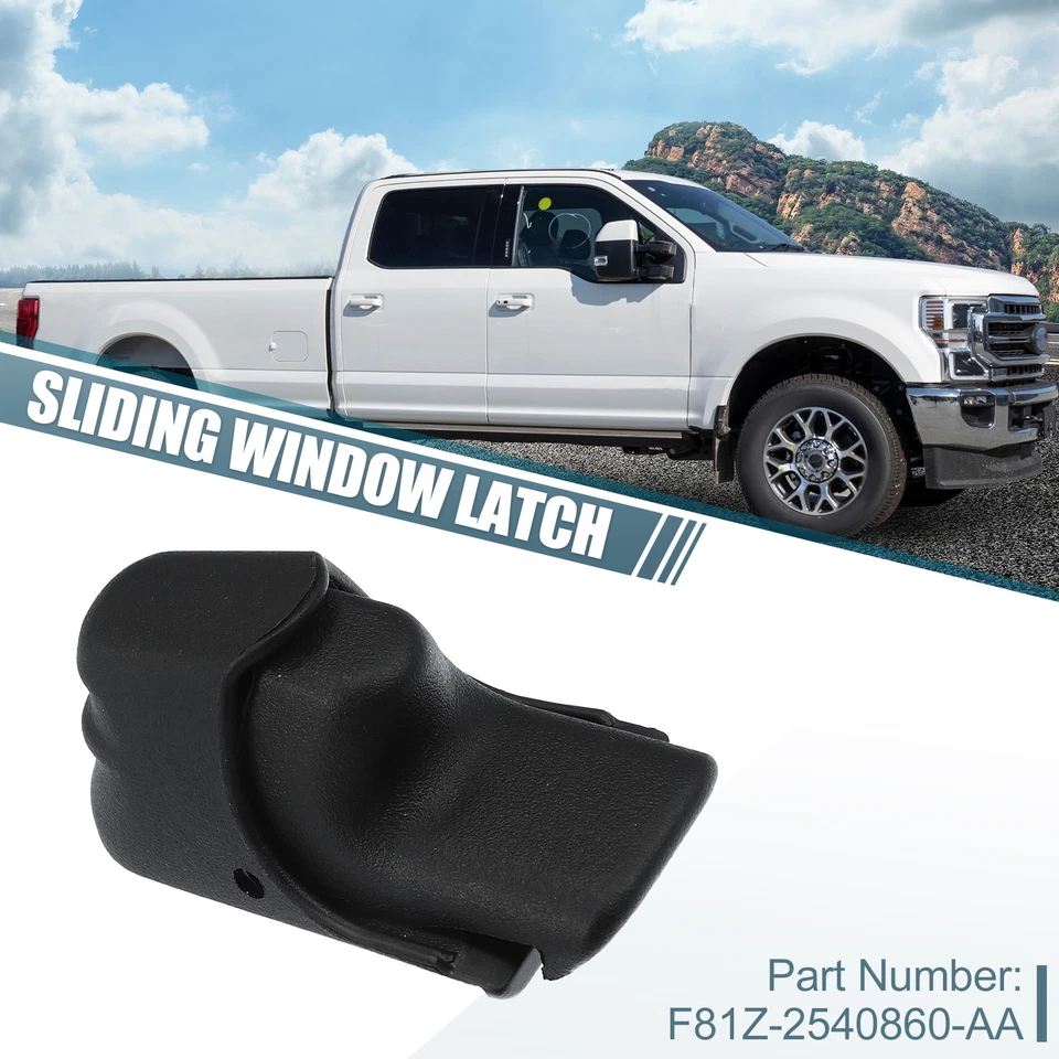 Pestillo de bloqueo de ventana deslizante manual trasero para Ford F250 F350 F450 F81Z2540860AA Foto 2 de 4