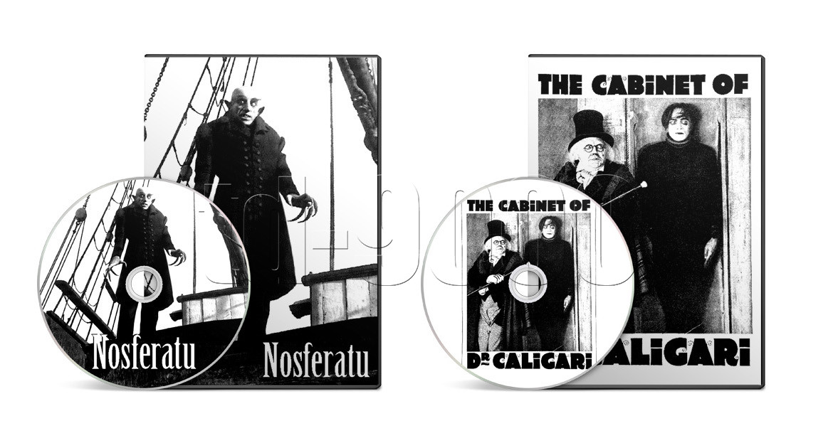 Nosferatu (1922) The Cabinet of Dr. Caligari (1920) Fantasy Horror Movies on DVD