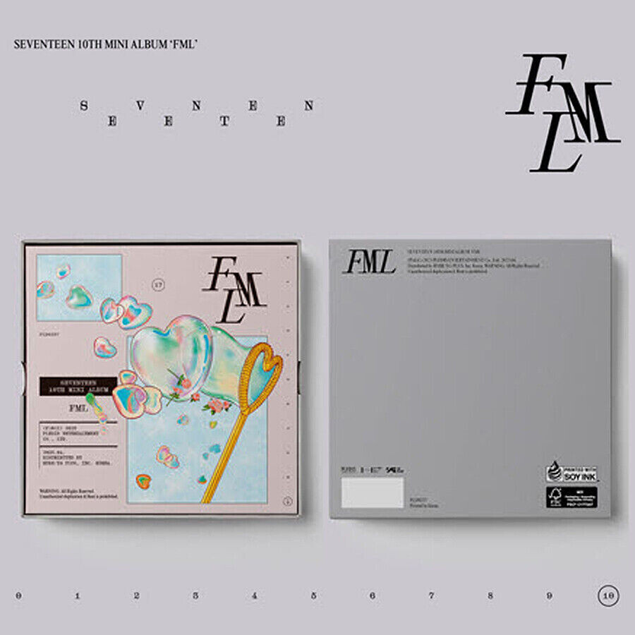SEVENTEEN [FML] 10th Mini Album CARAT Ver RANDOM/CD+Binder+Photo