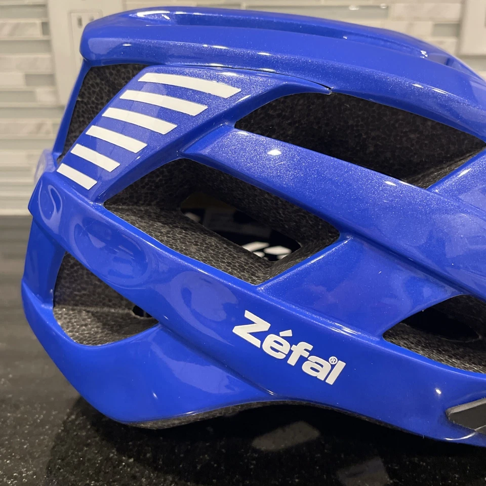 Casco azul para bicicleta de montaña Zefal Axis adulto (edades 14+, unisex, visera) Foto 2 de 4