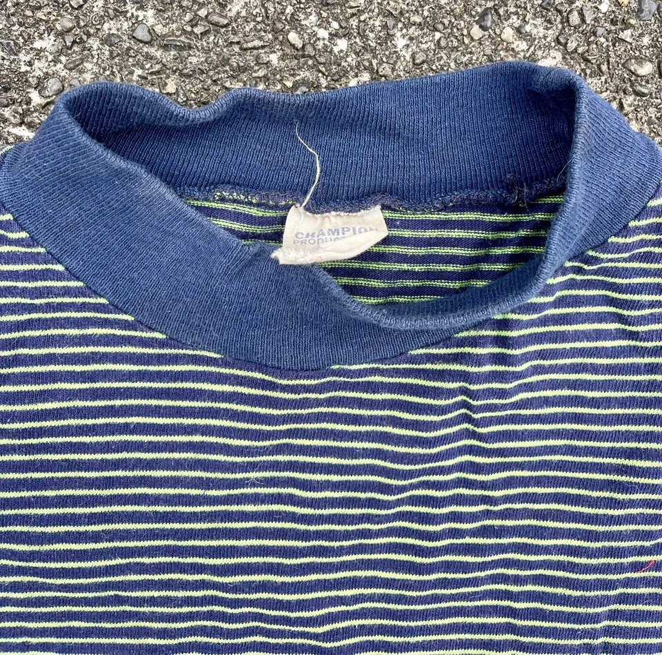 Camiseta vintage años 60 campeón rayas Evergreen Foto 4 de 4