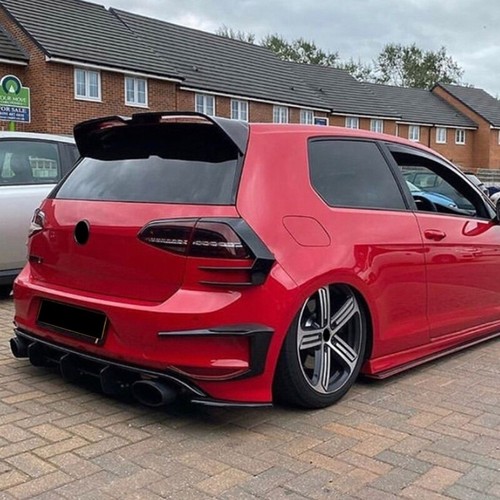 Enhanced Rear Styling set Plastic Rear Diffuser for Golf 7 for Car Enthusiasts - Picture 3 of 8