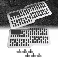 Car Foot Pedal Pad Stainless Steel Non-slip Pad Rest Plate Protector Thickened