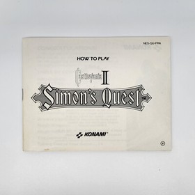 Castlevania II Simon's Quest - Nintendo NES - CIB FRA