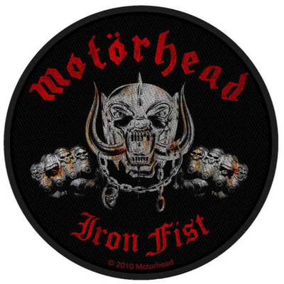 Motörhead Patch · Iron Fist Skull · Aufnäher