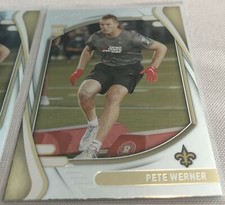 2021 Absolute Football Pete Werner New Orleans Saints rookie card #181