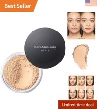 Talc-Free Mineral Powder Foundation SPF 15 - Matte Finish for Flawless Skin