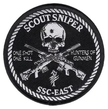 SCC-East Scout Sniper Course-East US Marine Corps Patch