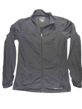 Merrell Opti-Wick Full Zip Long Sleeve Mock Neck Jacket Womens Size Medium Black