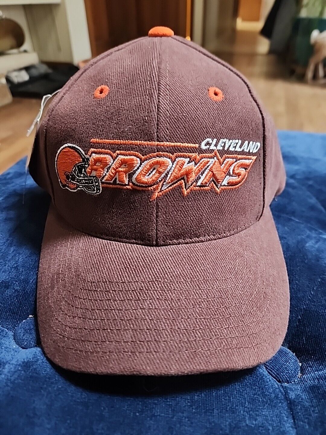Cleveland Browns Logo Athletic Game Day Hat NWT, 90s Vintage NFL SnapBack