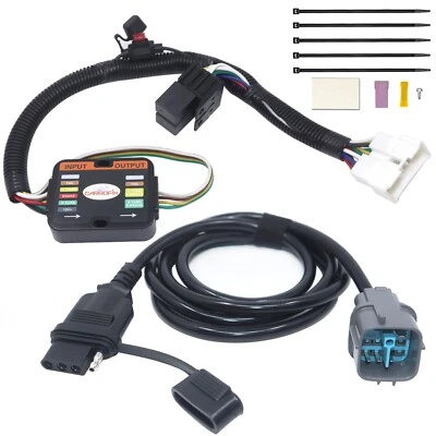 For Honda Pilot 2012-2015 Vehicle 4 Way Flat Trailer Wiring Harnesses Connector - Bild 1 von 4