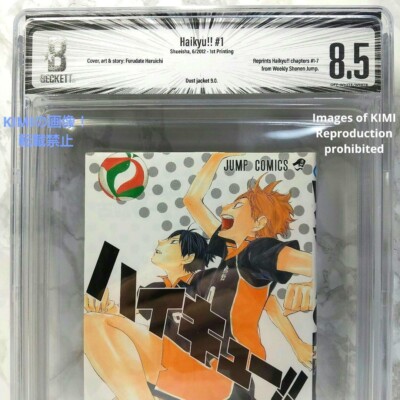 Rare 1st Edition, 1st printing Haikyu!! 1 2012 BECKETT 8.5 comic