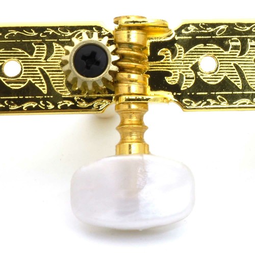 2 pcs Classical Guitar Tuning Peg Gold Plated Machine Head 9mm Tuning Keys Tuner - Picture 8 of 12
