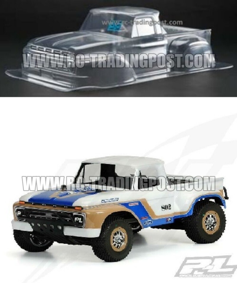 66 Ford F100 Clear RC Body 1/10 Short Course (WB 12.7 66 Ford F100 Clear RC Body 1/10 Short Course (WB 12.7