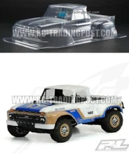 66 Ford F100 Clear RC Body 1/10 Short Course (WB 12.7" 323mm)(Slash,SC10,Senton)