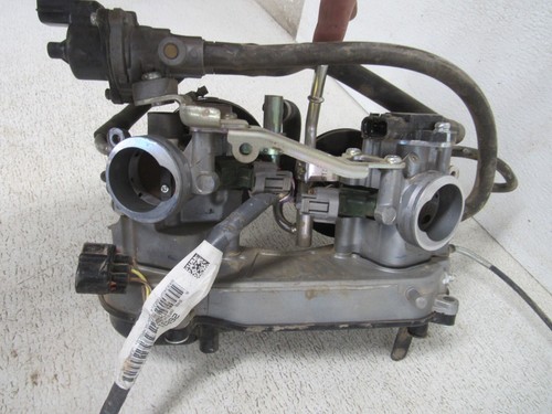 15 KAWASAKI TERYX 4 KRT 800 THROTTLE BODY FUEL RAIL INJECTORS STOCK OEM #7546 - Picture 5 of 8