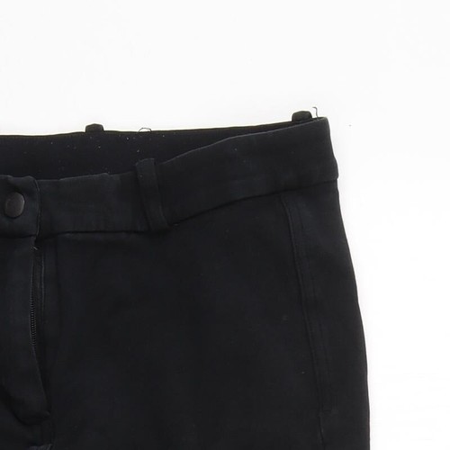 Leggings a compressione da donna neri in elastan taglia L L24 con gancio normale e - Foto 4 di 12