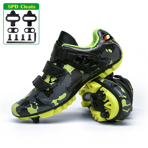 Mtb Shoes Flat Cleat Shoes Men Mountain Bike Footwear Women SPD Bicycle Sneakers - Picture 25 of 26