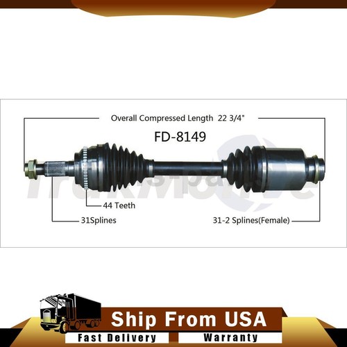 Caltric Front Prop Shaft U-Joint For Polaris Ranger 570 & Crew 570-6 (2014-2018) - View #8