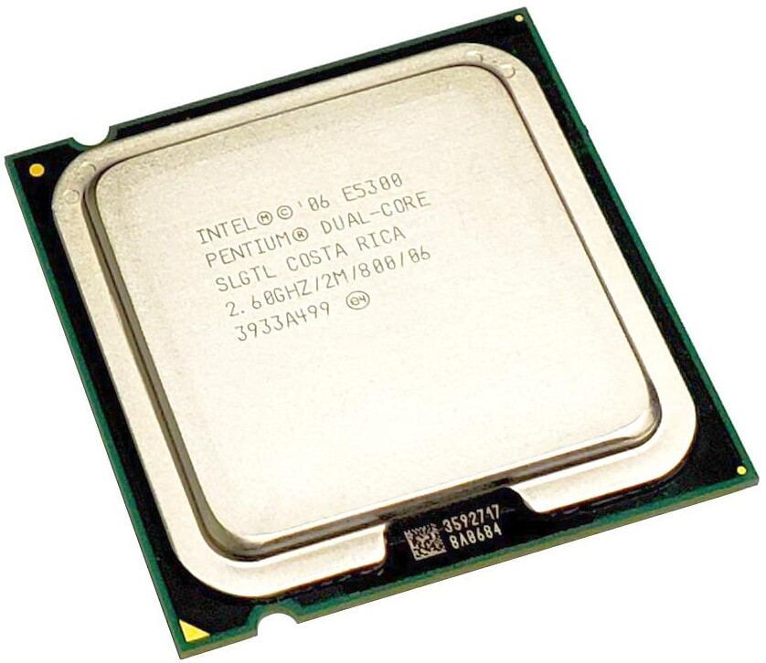 Intel Pentium CPU 60MHz 2個セット Intel Pentium E5300 2.6GHz Wolfdale Dual-Core SLGTL 65W