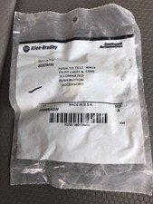 NEW ALLEN BRADLEY 800MR-N2W SER A PUSH-TO-TEST WHITE PILOT LIGHT  LENS