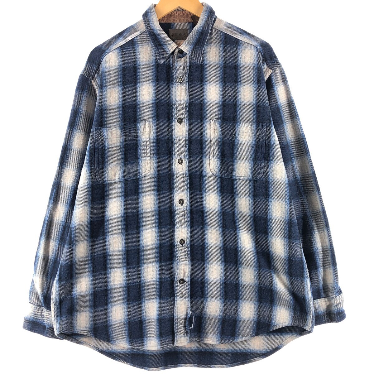 90s~00'S St. John's Bay Long Sleeve Heavy Flannel Check
