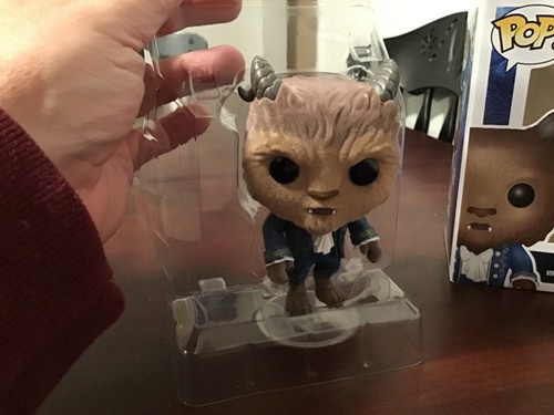Funko Pop Disney Flocked Beast 243 Hot Topic Exclusive Beauty And The Beast - Picture 3 of 3