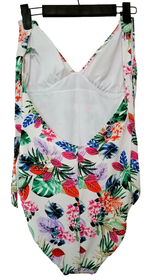 PALMERS Damen Badeanzug Gr. 40 - 42 Floral Schwimm Einteiler bunt Cup Strand - Bild 2 von 4