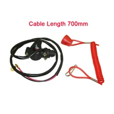 Engine Kill Stop Tether Closed Safety Switch Push Button For Mini Pocket Bike 