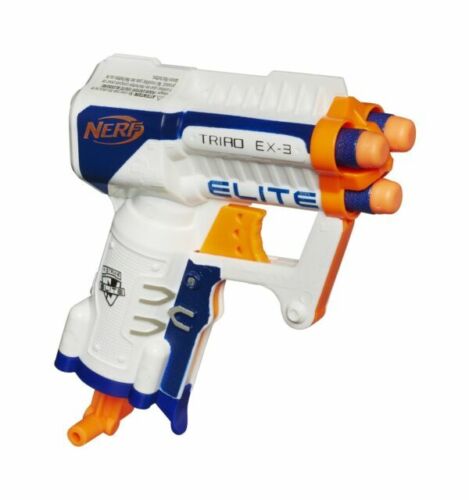 Troc Lot 2 pistolets Nerf - N-Strike Spectre REV-5 et un avec