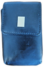 Canon Faux Black Leather Belt Loop Camera Case For Small Point Shoot Camera