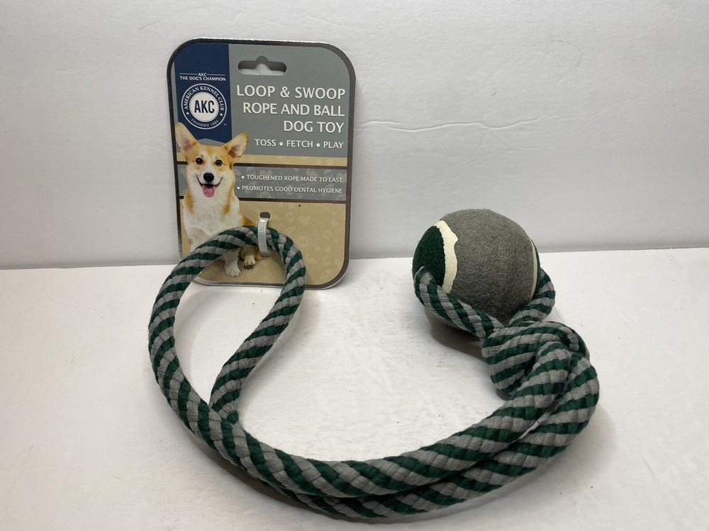 AKC Loop & Swoop Rope & Ball Dog Toy