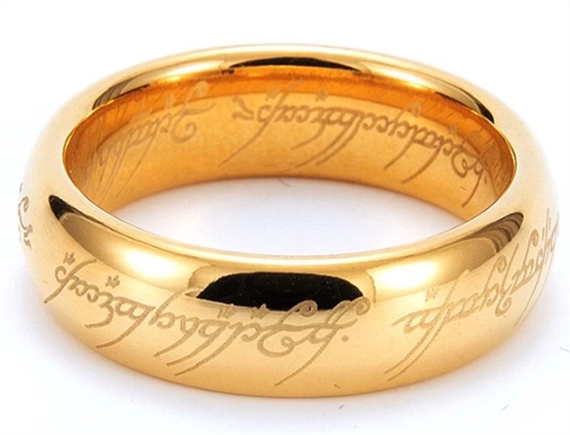 Lord Of The Rings The One Ring W/Chain Thickened 2.7mm