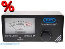 MAAS K-SM-9000 KPO S-27 Signal Meter externer S-Meter f. CB Funkger&auml;te 26-30Mhz