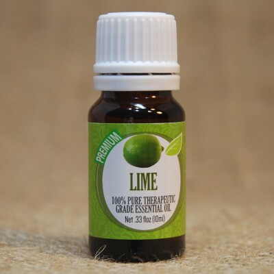Healing Solutions LIME 10 mL Essential Oil NEW unopened FREE SHIP in 24 hrs