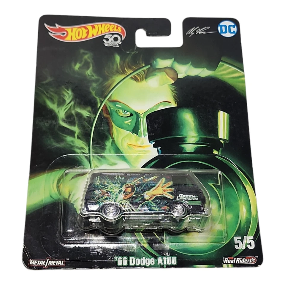 Dodge A100 5/5 Diecast Car Pop Culture 2017 Hot Wheels DC Green Lantern 66 Foto 3 de 4