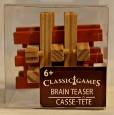 WOODEN STAR PUZZLE Classic Games Brain Teaser Casse-Tête Vintage Mind Melt Toy