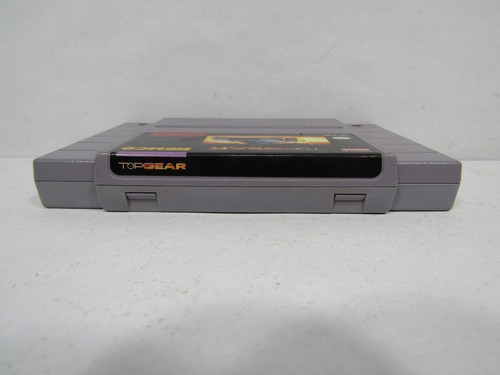 SNES Top Gear with Box & Manual - Picture 15 of 18