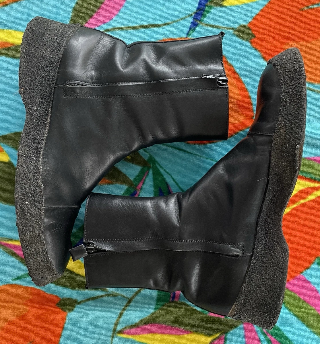 激レア⭐️costume national homme レザーブーツ　ブラック 激レア⭐️costume national homme レザーブーツ ブラック