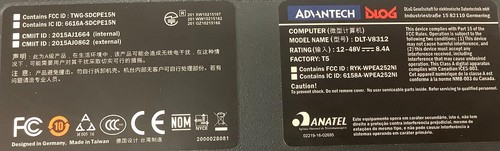 ADVANTECH DLOG DLT-V8312 12" OPERATOR INTERFACE_KAR - Picture 4 of 4