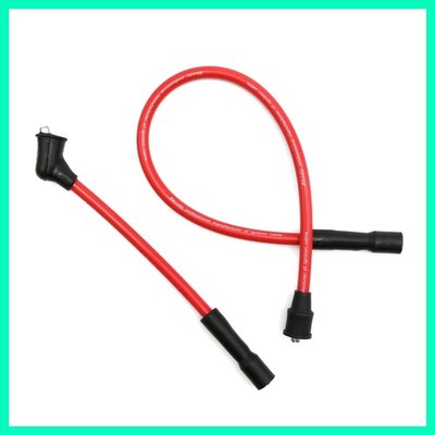 2Pcs Spark Plug Wires Replacement for Harley Davidson Sportster XL 883 1200 1...