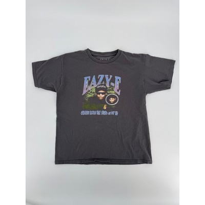 Eazy-E Kids Graphic T-Shirt YXL Gray Hip Hop NWA Cruisin Down The Street
